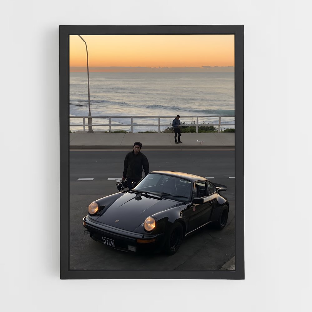 Poster L'Homme et la Porsche (vue 2)